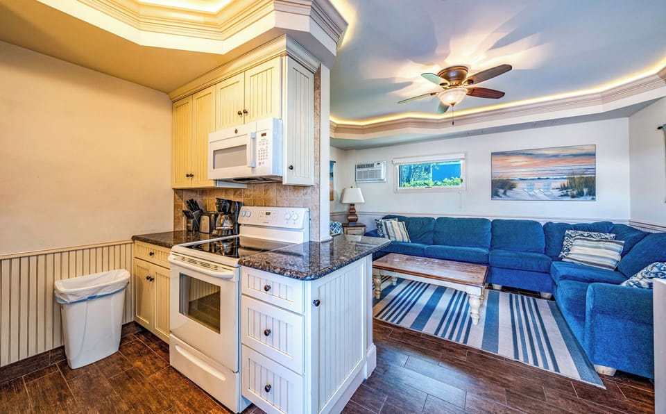 View of the convenient kitchen area
