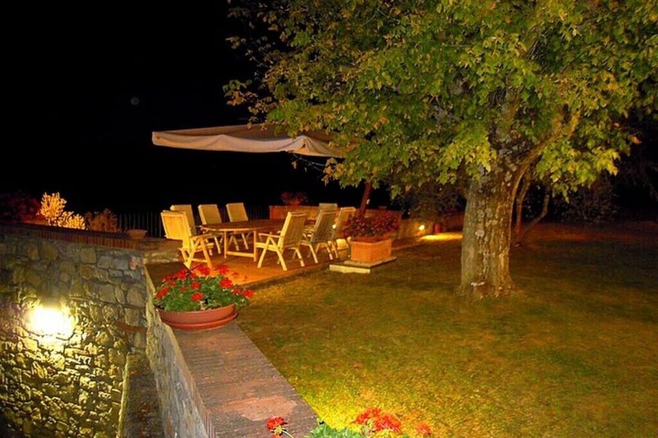 Terrace by night