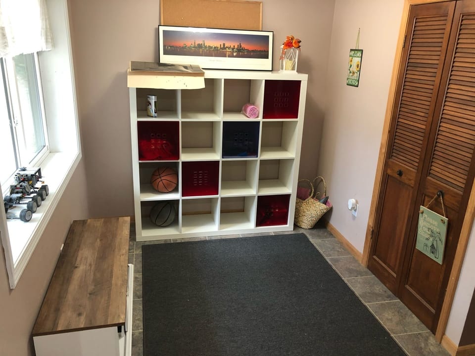 Mudroom off of main entry door