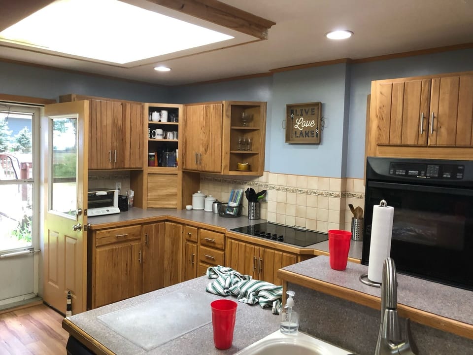 Kitchen view from sink
