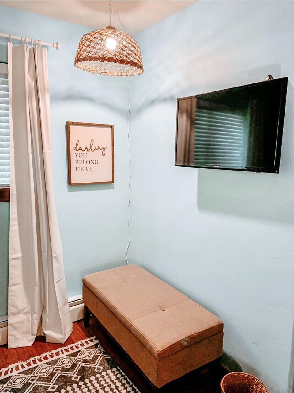 TV in bunkroom