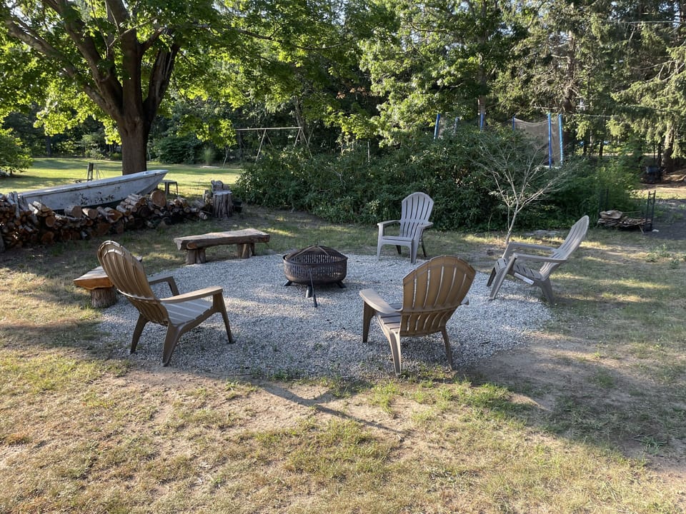 Fire pit area