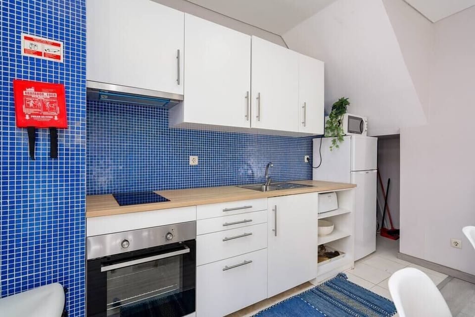 Cozinha com forno.