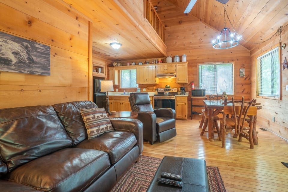 Open to Dining and Kitchen