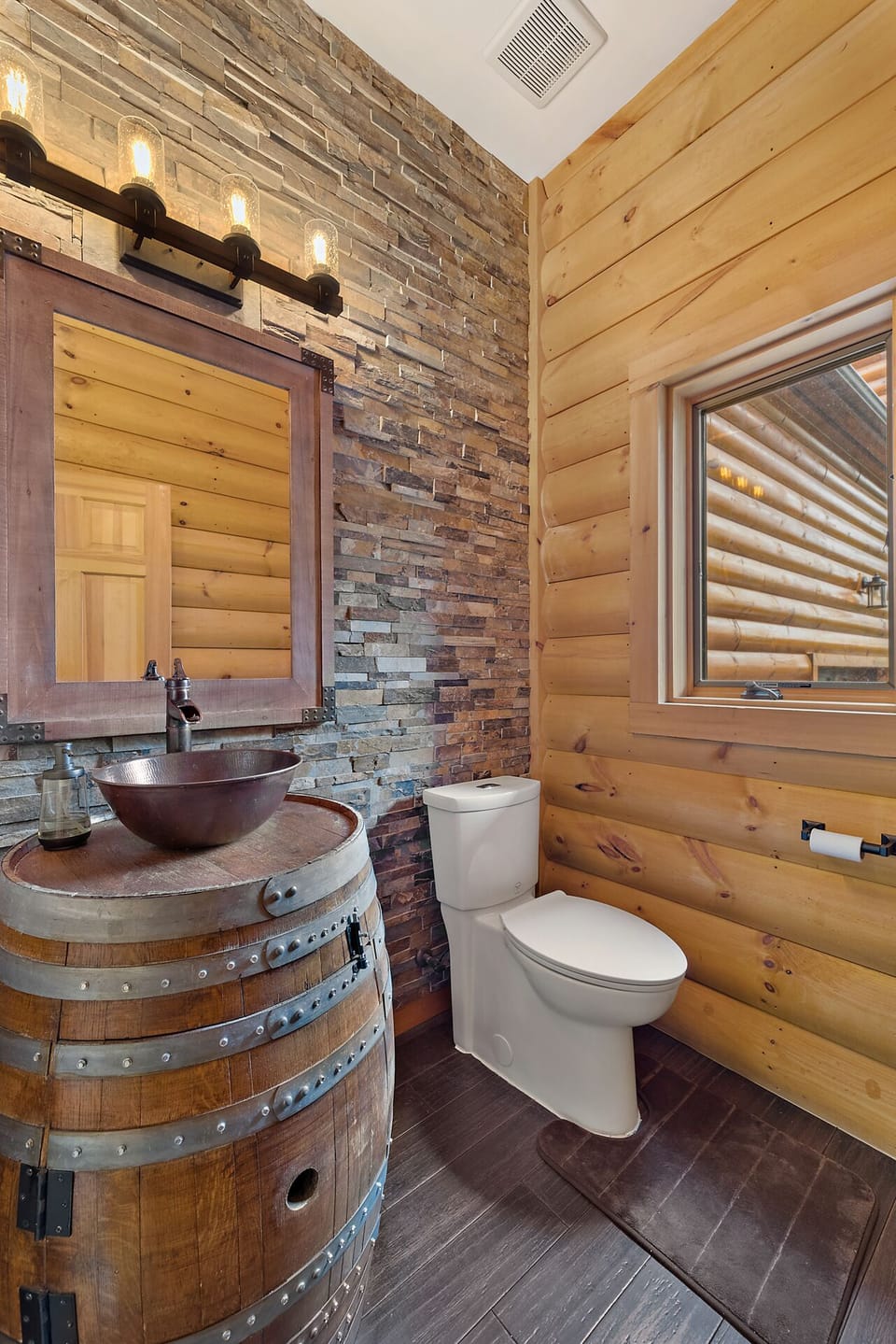 Main floor half bath.