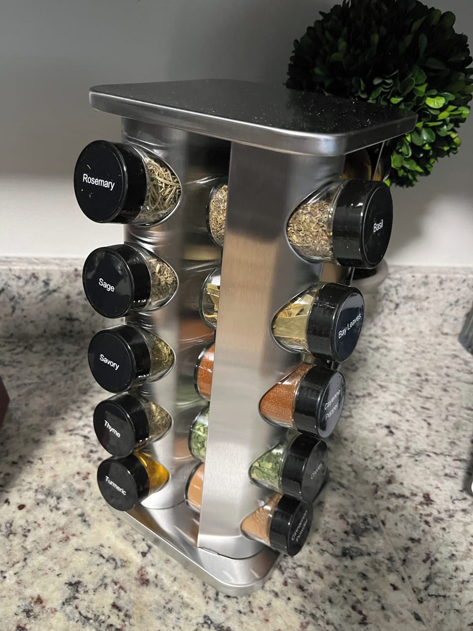 Spice up your stay: Well-stocked spice rack!