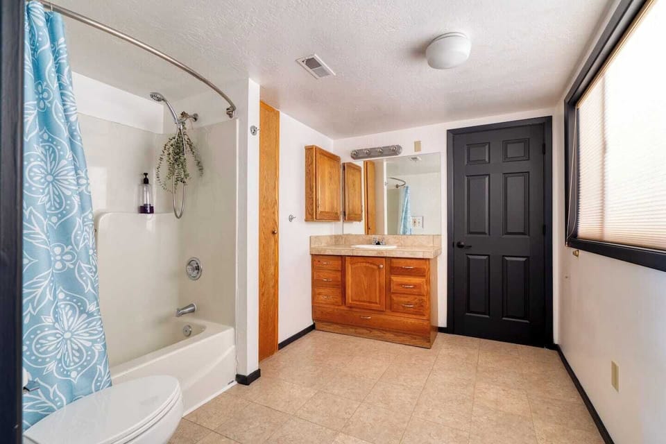Jack and Jill bathroom, downstairs between the two bedrooms. (bathroom #2)
