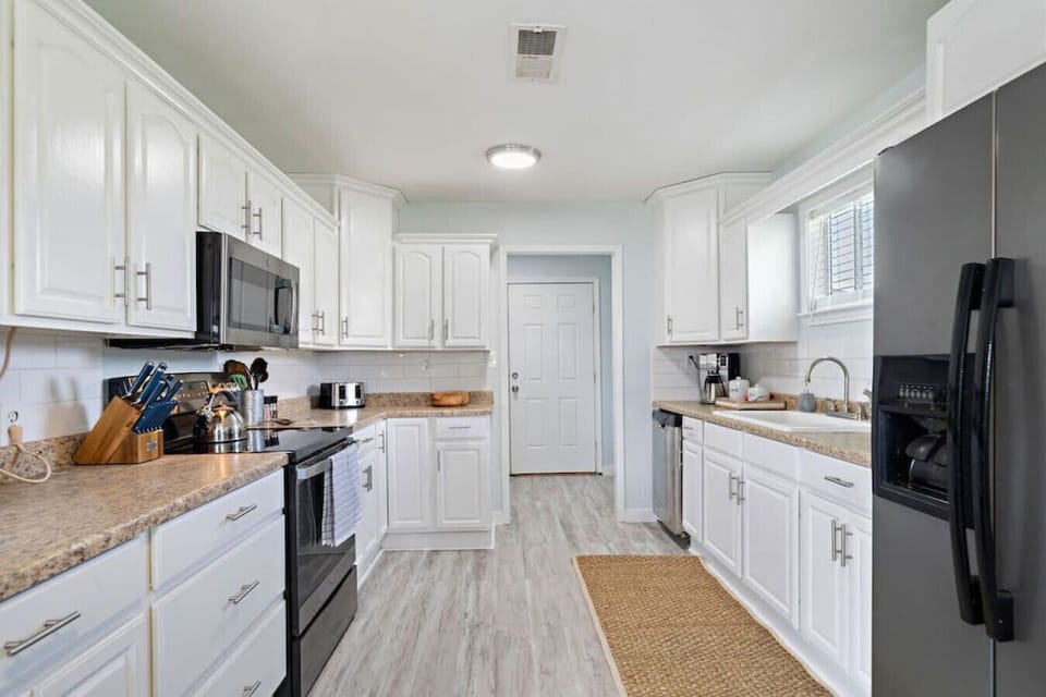 Whip up delicious meals in this charming kitchen