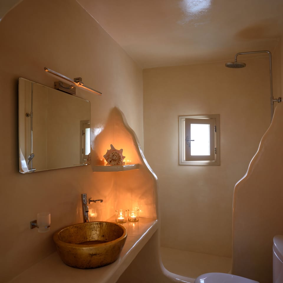 Premium Villa | Bathroom | Shower, rainfall showerhead, hair dryer, bathrobes