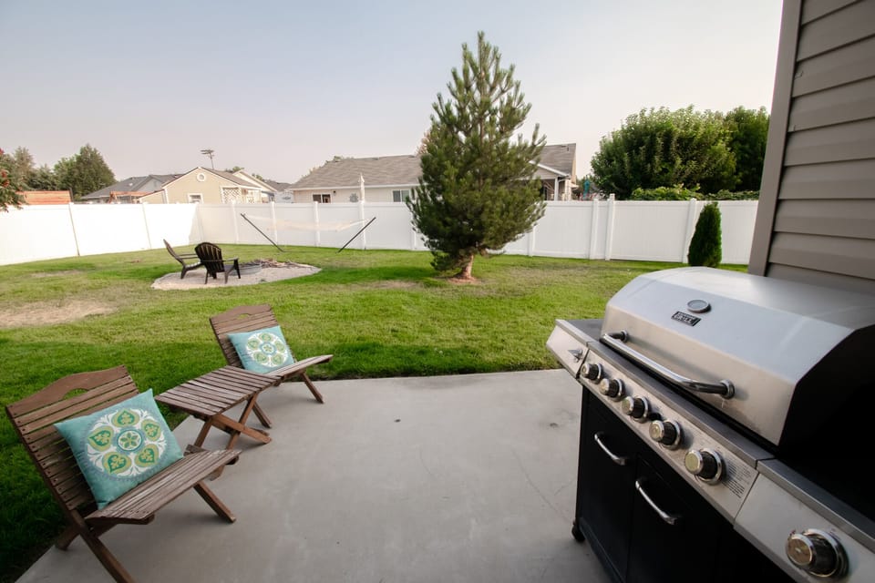 Barbecue available for every guest staying at home