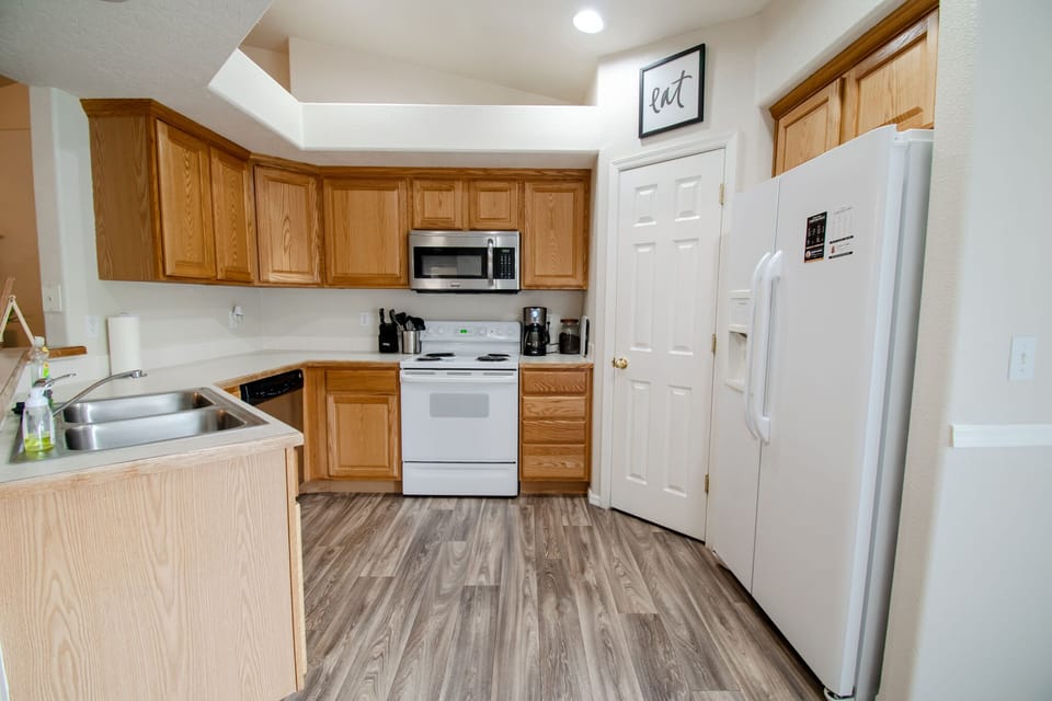 Kitchen with mostly all the necessities you'll need
