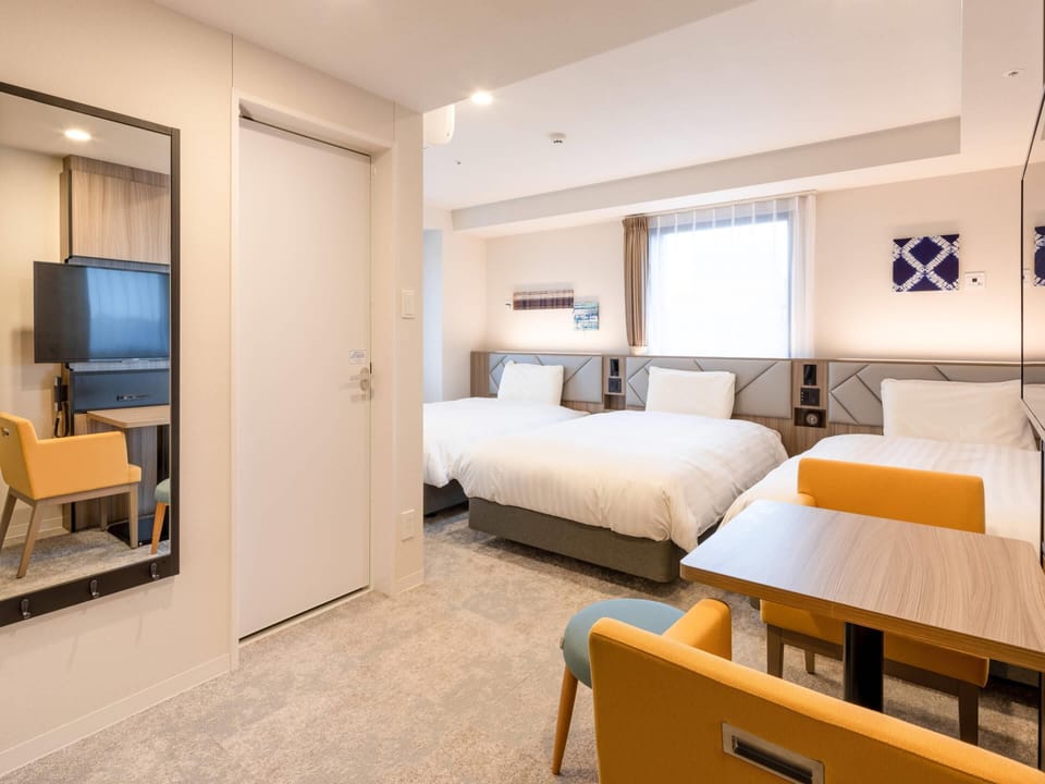 Standard Room, 3 Twin Beds, Non Smoking | In-room safe, desk, soundproofing, free WiFi