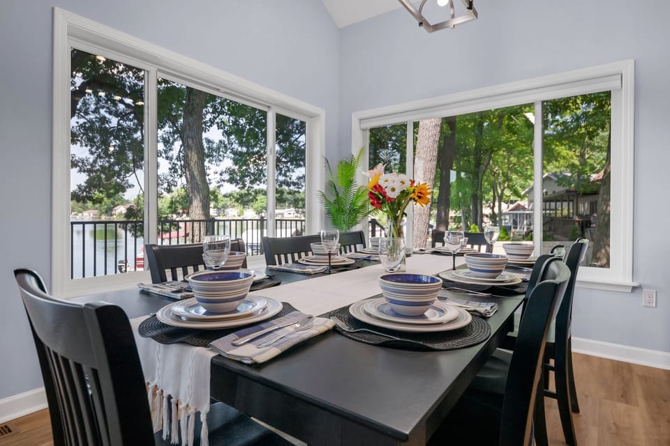 Additional dining from Living area