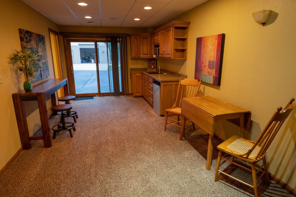 Lower level kitchenette
