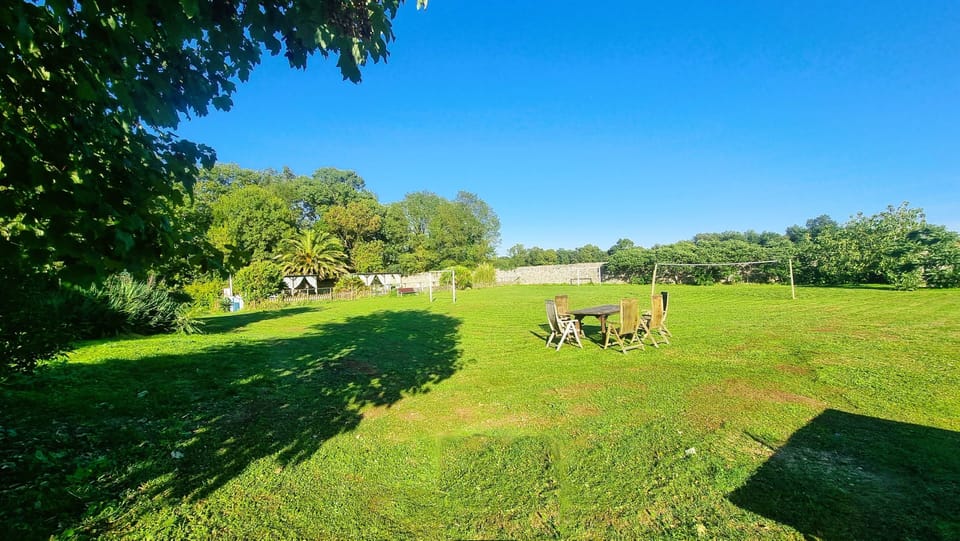 Peaceful and lush green garden