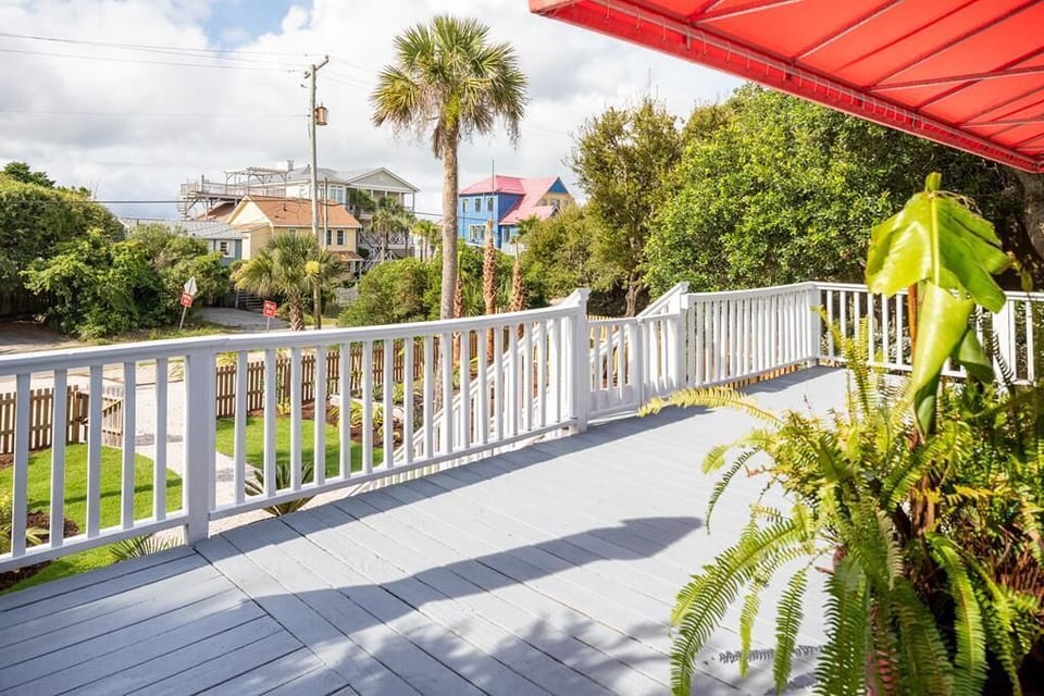 Front Porch View - Beach Access Across Street