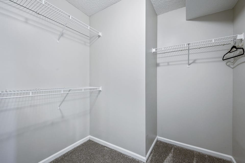 Spacious closet
