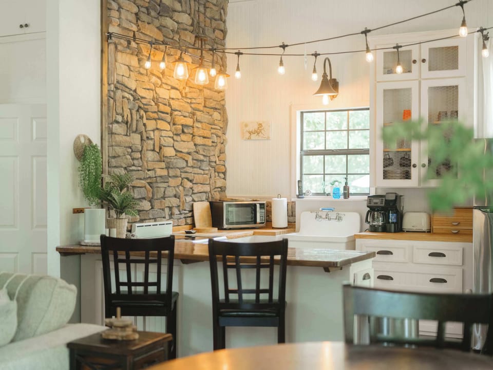 Our kitchen is fully equipped with the essentials you need to create your favorite home cooked meals!
