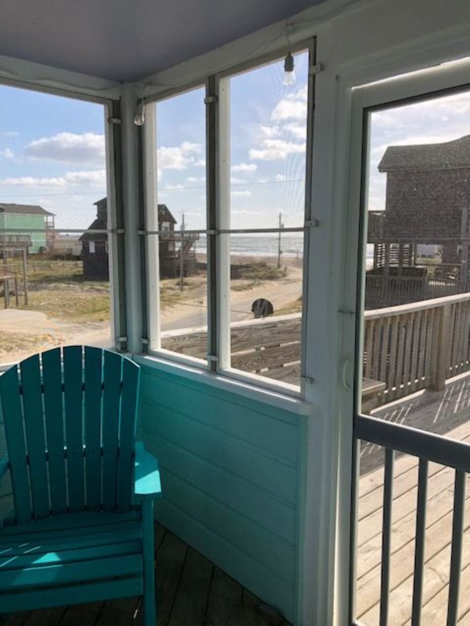 View or pier from screened porch.