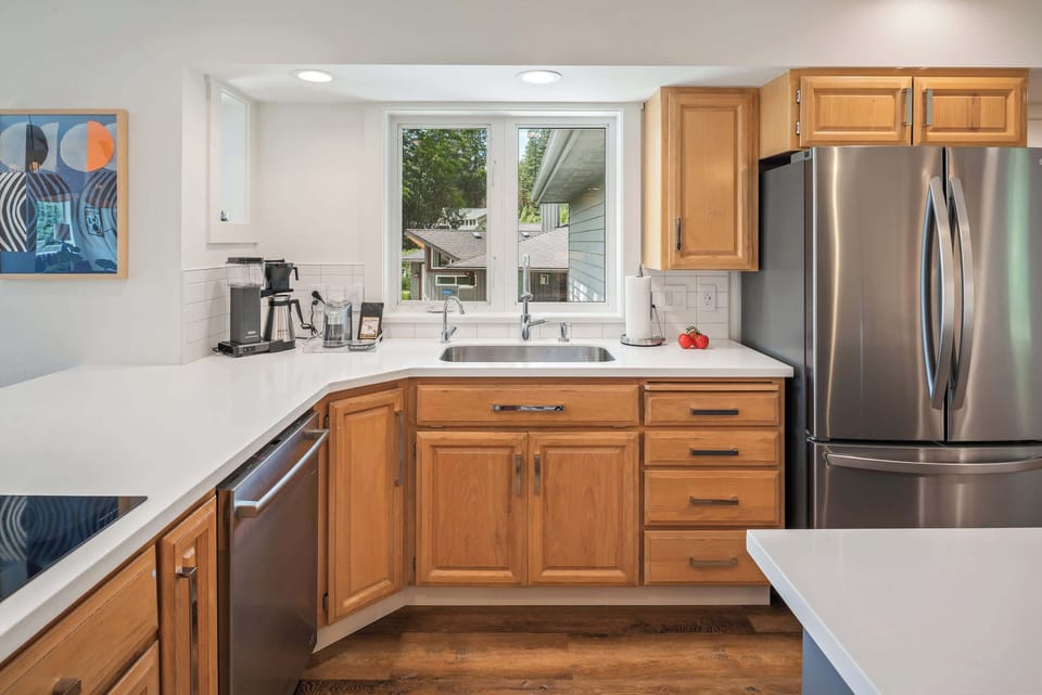 Updated stainless steel appliances