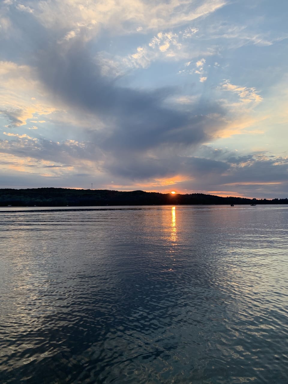 Beautiful sunsets straight out from the dock