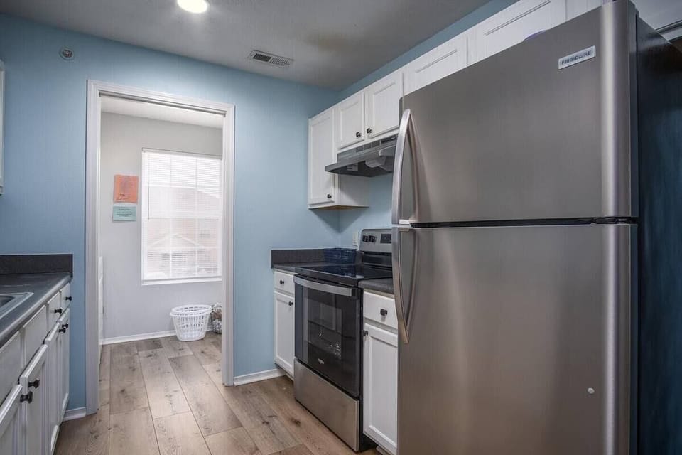 Enjoy the fully equipped kitchen as you cook up a meal for the family!