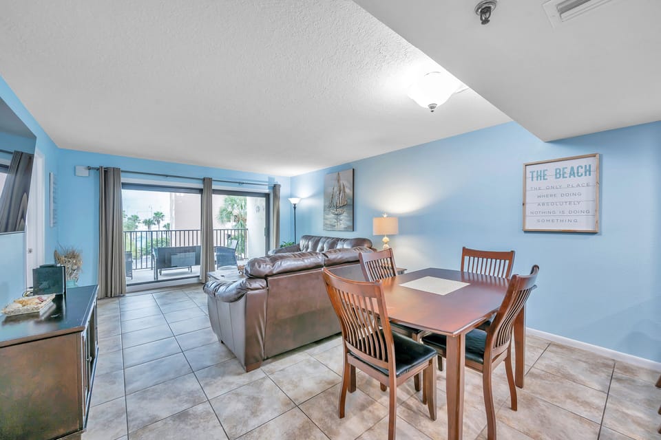 Full size family table for meals (extra chair in closet) 