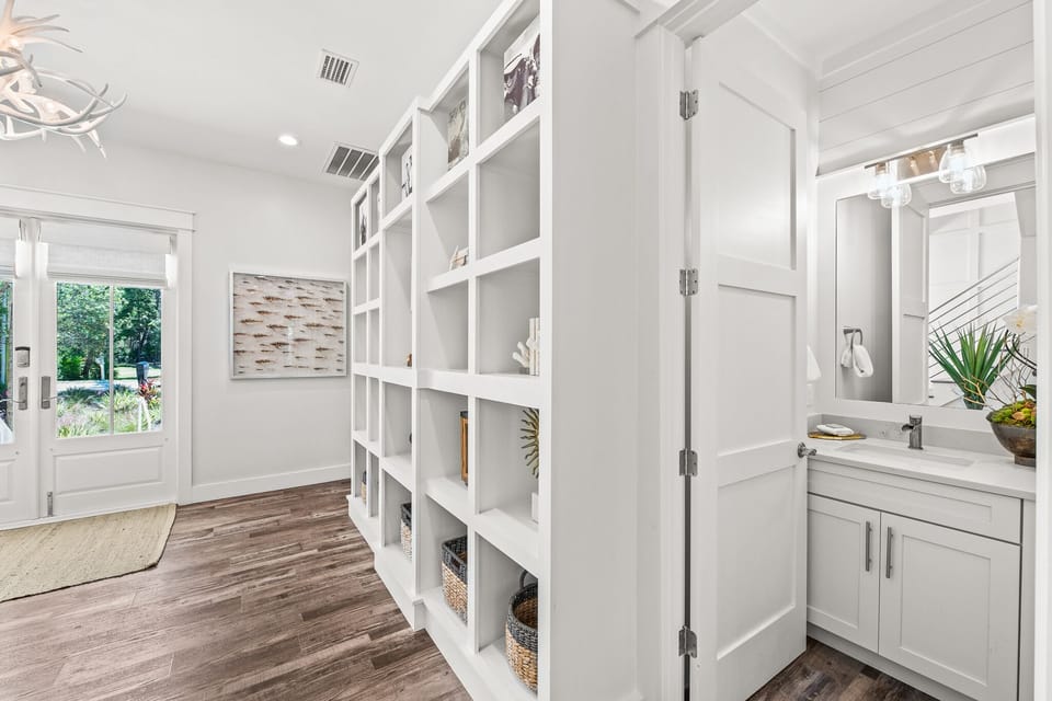 First Floor: Half Bathroom