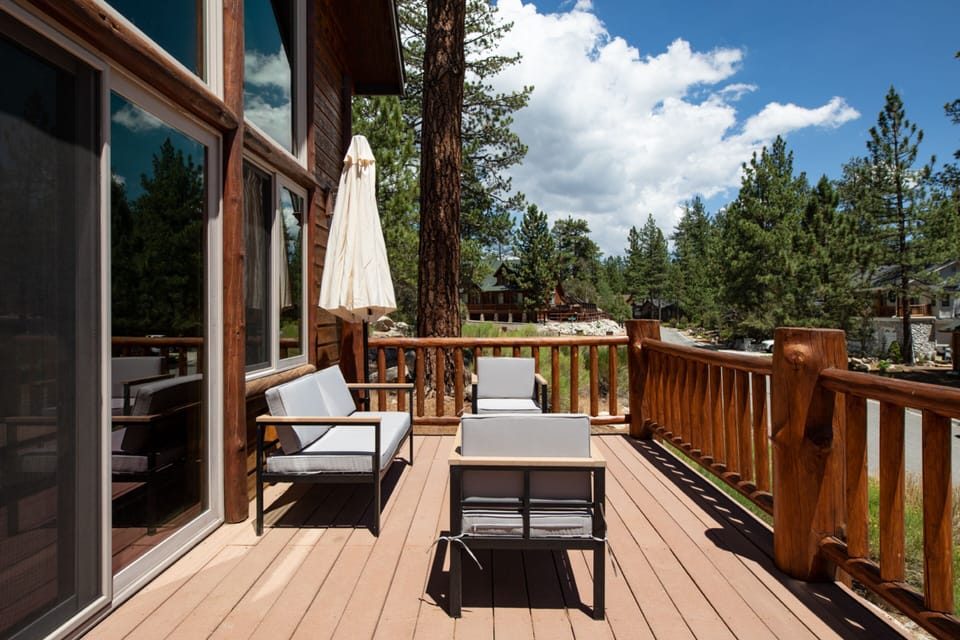 The balcony off of the living room.