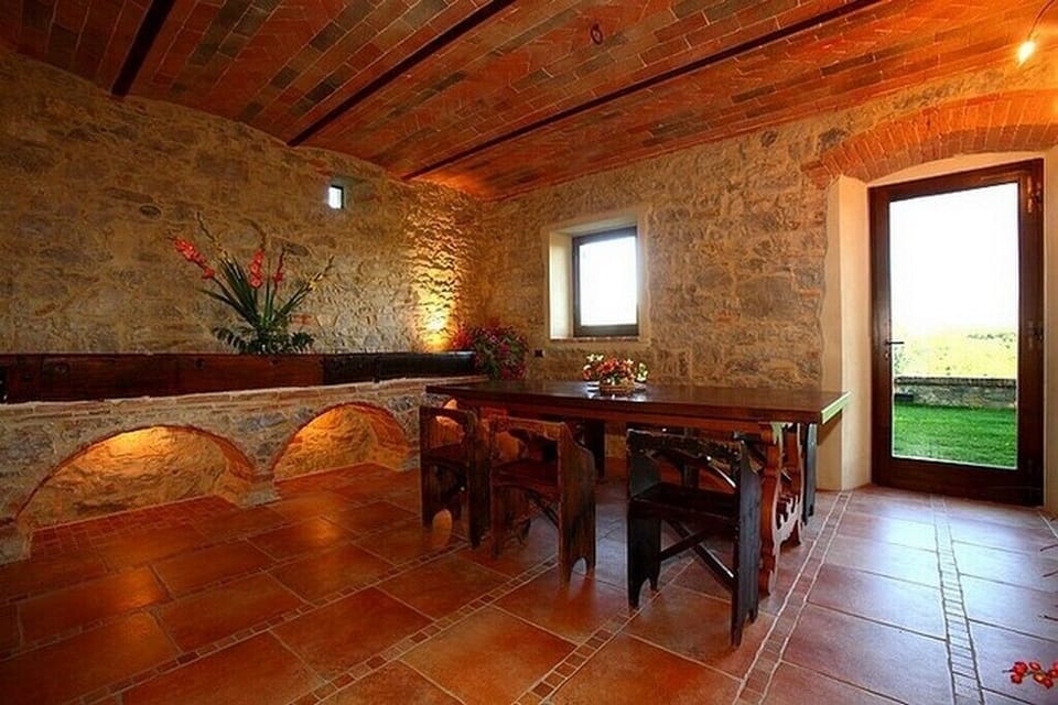Rustic dining room