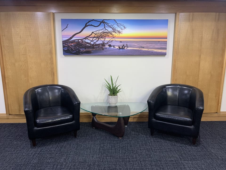 Lobby sitting area