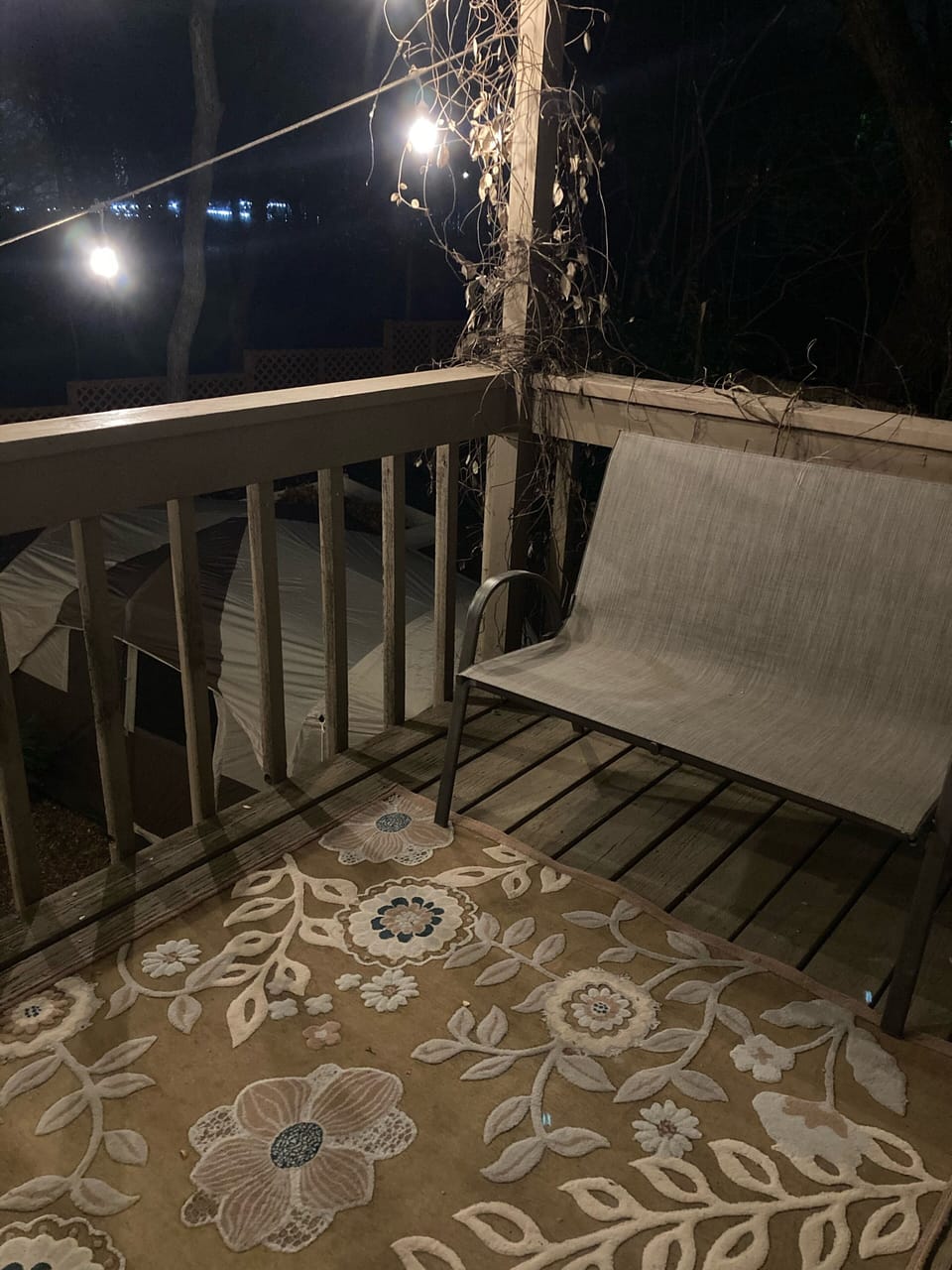 Private balcony off the Master Bedroom/2nd floor