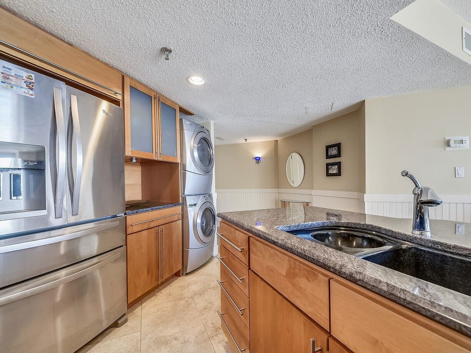Kitchen with Laundry Area at 1402 Villamare