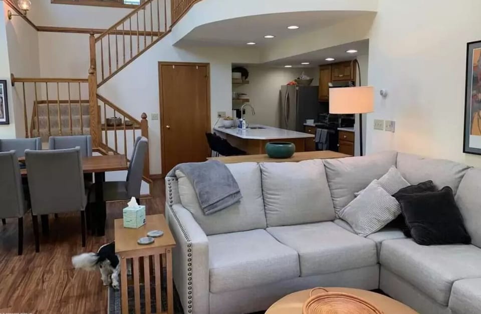 Living/Dining/Kitchen - open floor plan