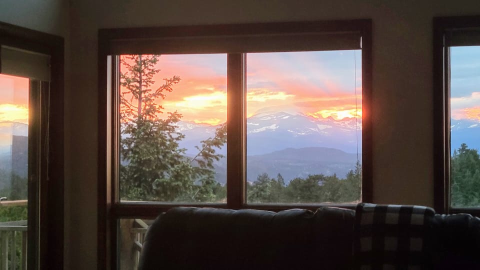 Living room view.