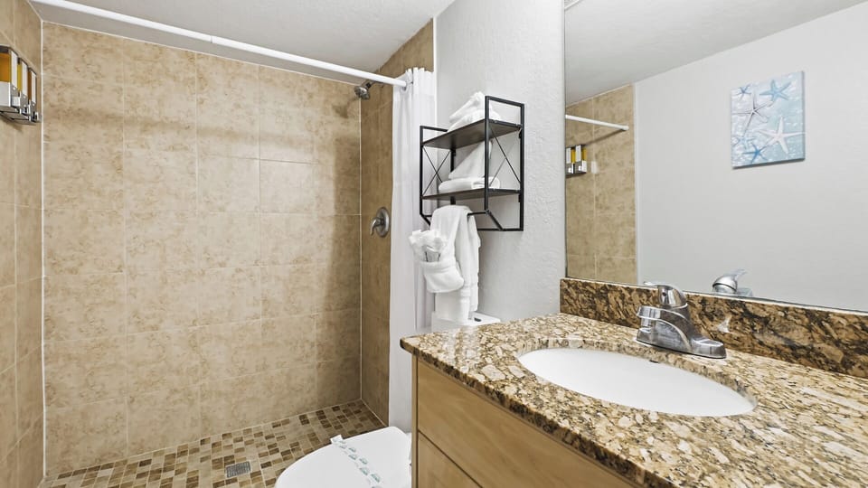 Surf Beach Room 304 Guest Bathroom