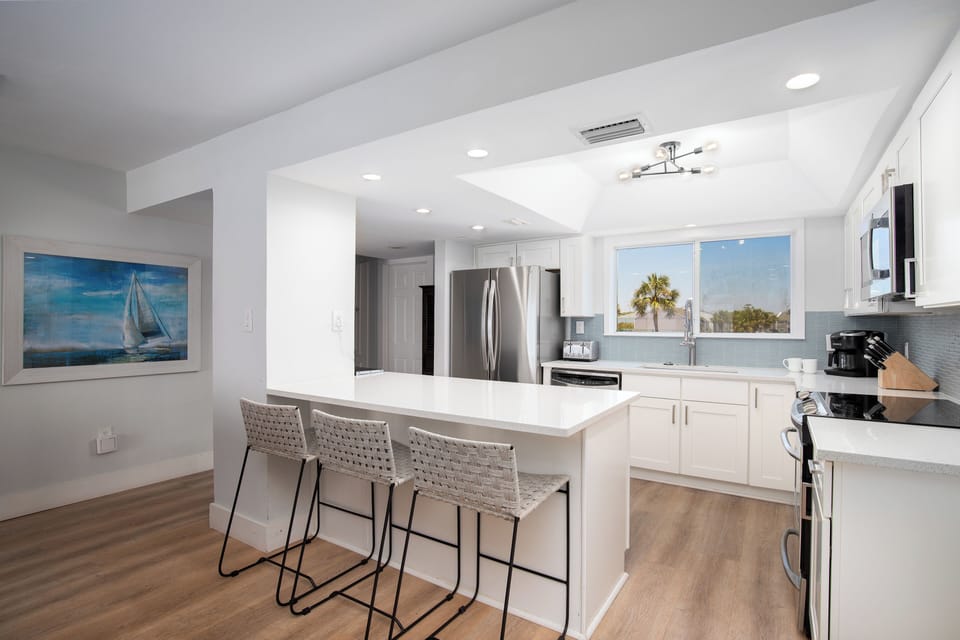 Kitchen with modern appliances