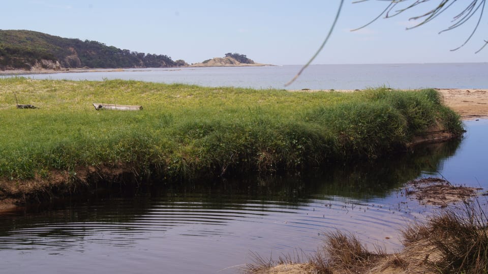The blind creek on southern end of chain bay.