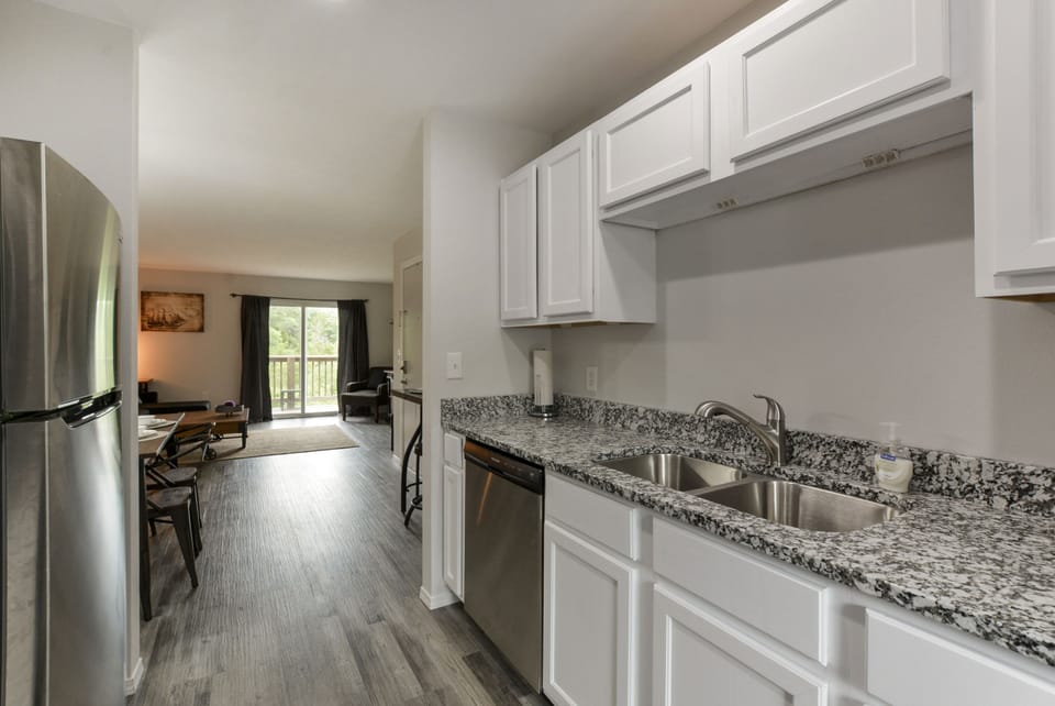 Another view of the kitchen in unit 5