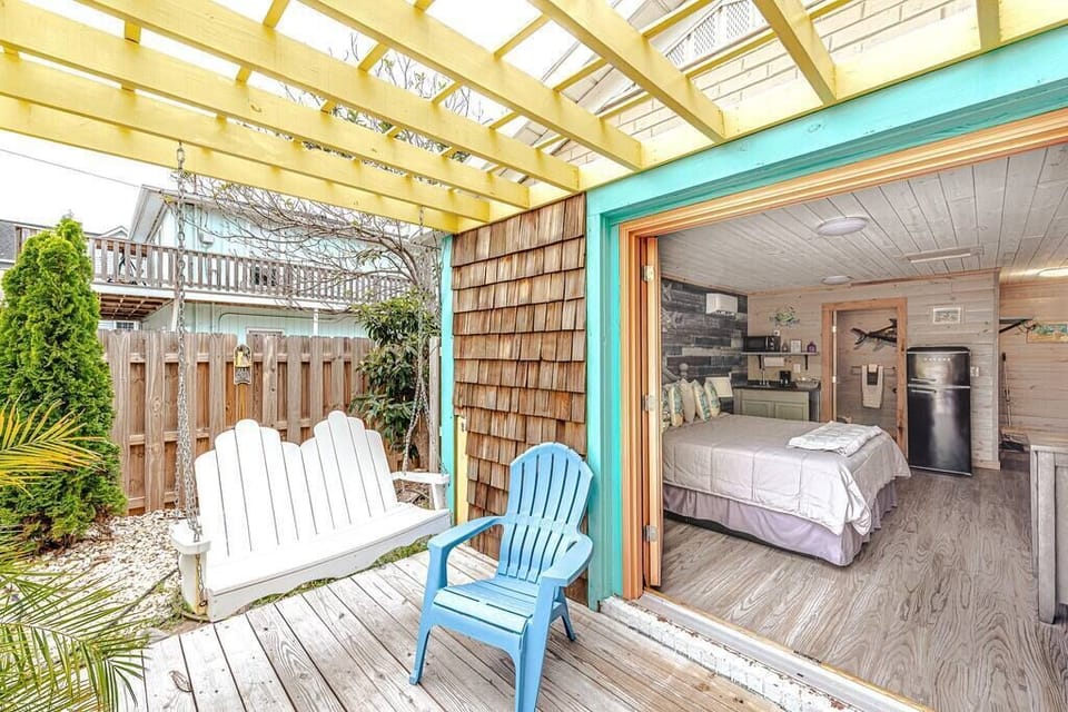 Porch Swing and Patio