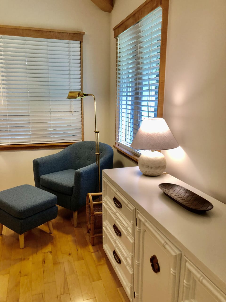 Master bedroom reading nook