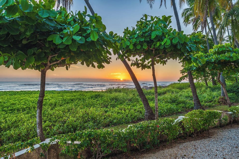 One of the many gorgeous sunset views right from the comfort of your deck.