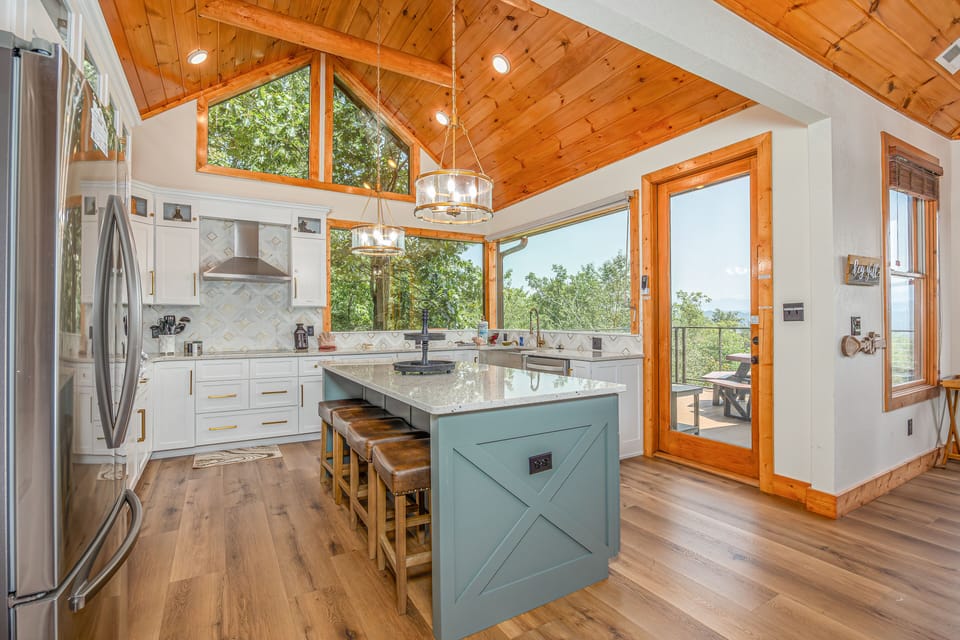 Fully Equipped Cabin Kitchen