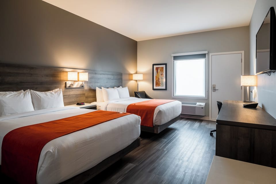 Standard Room, 2 Queen Beds, Non Smoking (Pet-Friendly) | Premium bedding, minibar, individually decorated, individually furnished