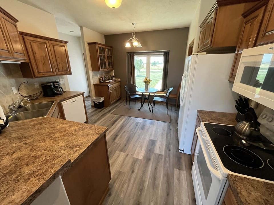 Kitchen from living room