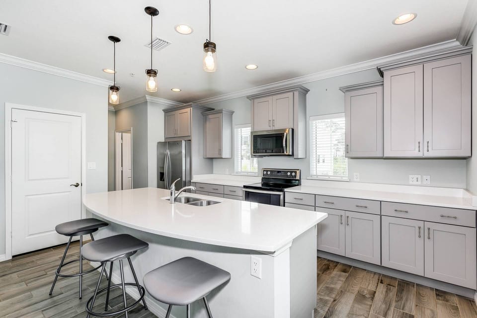 Plenty of counter space for the cook in the family!