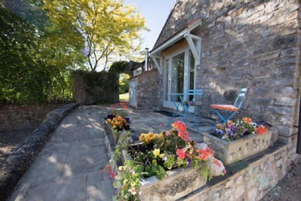 Outside patio seating area