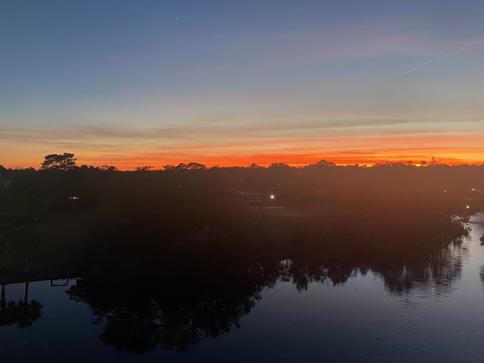 Enjoy these sunsets from the balcony - amazing!