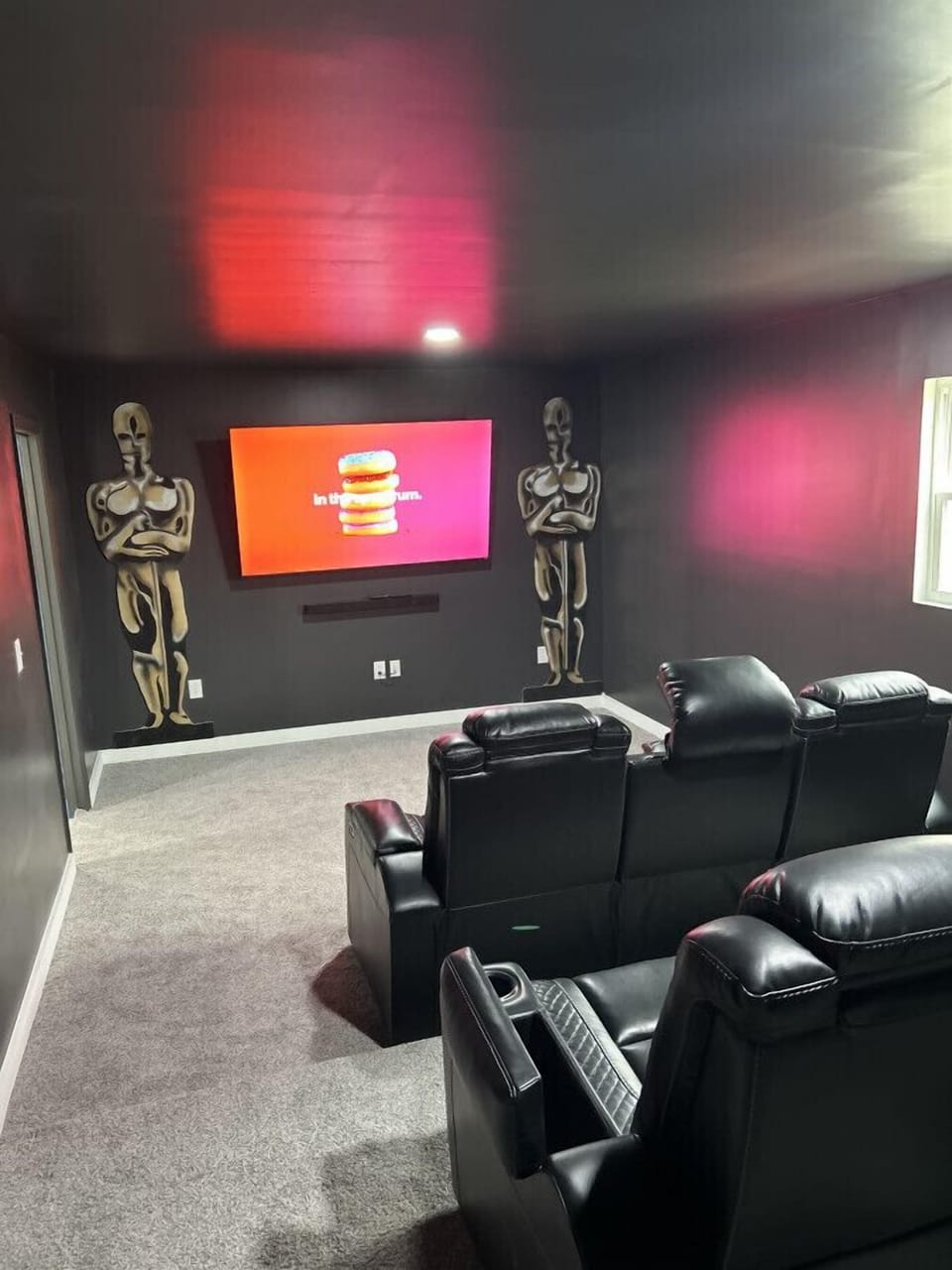 "Club House" movie Theater room