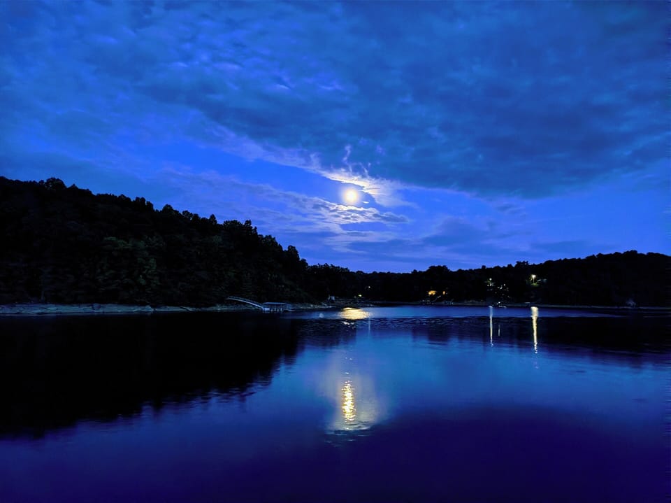 Moon Rise from Top of the Dock